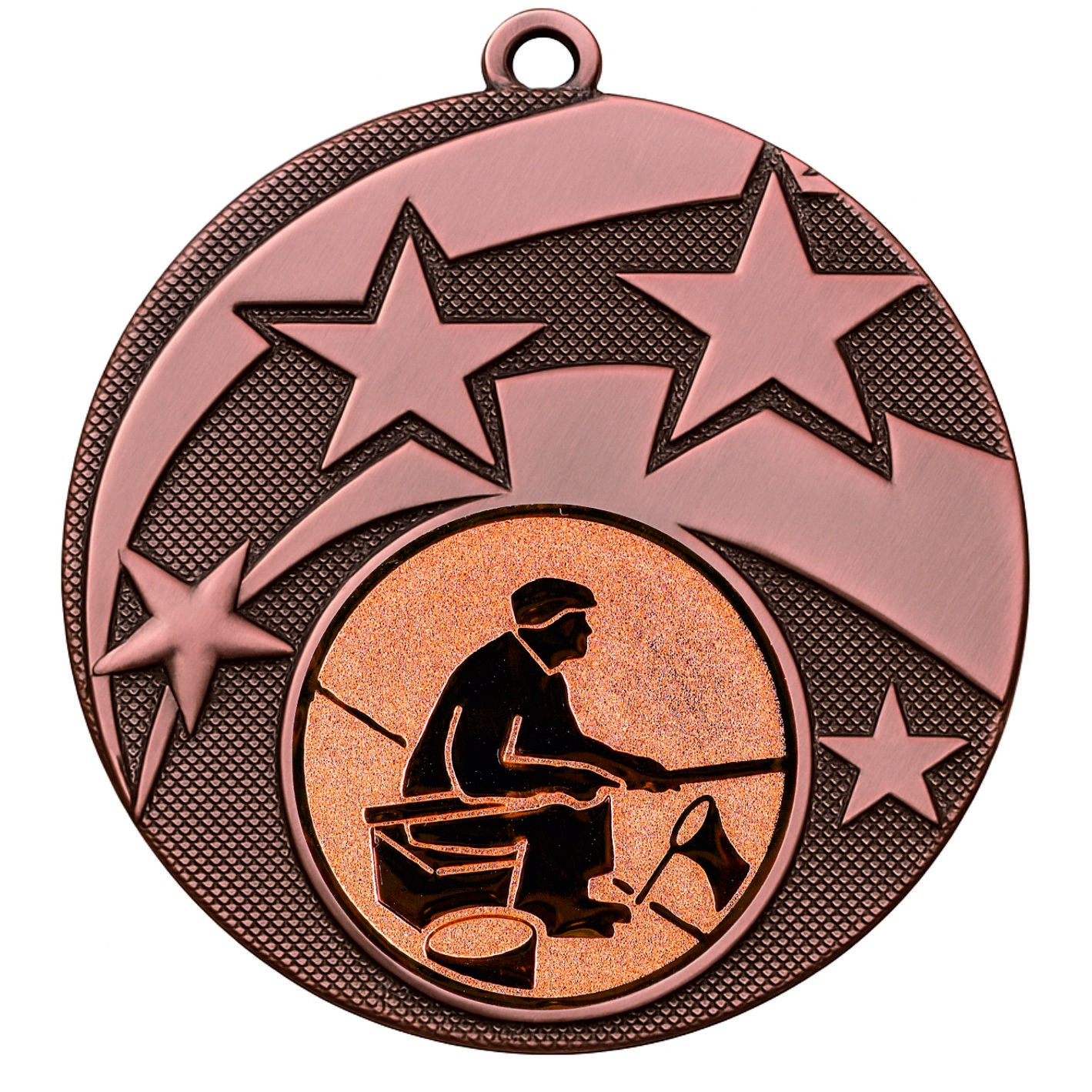 Bronze Star Fishing Medal - FREE Ribbon - BIE.M9457.03