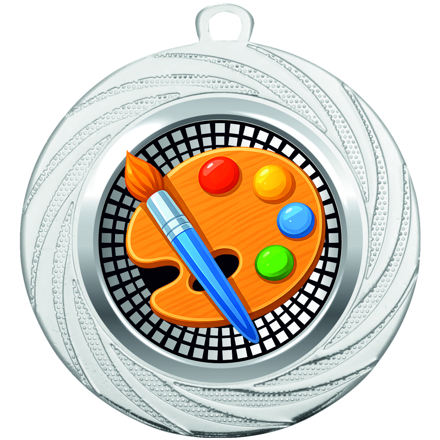 Silver 70mm Art Subject Medal FREE Ribbon - DI7001.02
