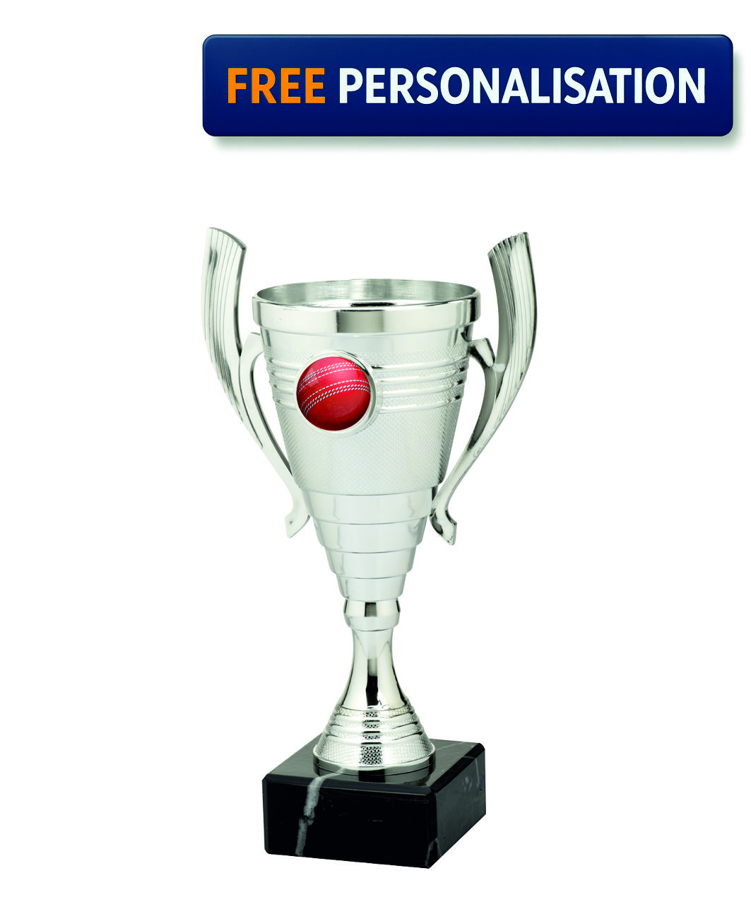 SILVER MINI CUP CRICKET AWARD - SET.356.02.A