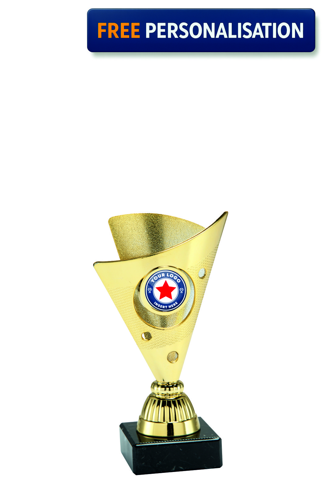 Gold Mini Cone Cup Award - SET.325.01.A
