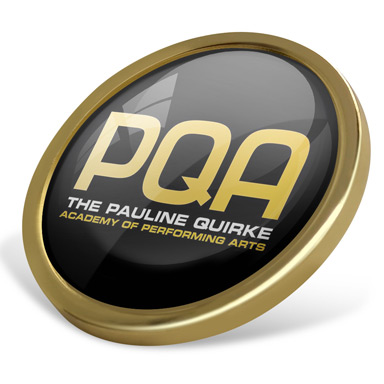 PQA ROUND 28MM QUALITY PIN BADGE