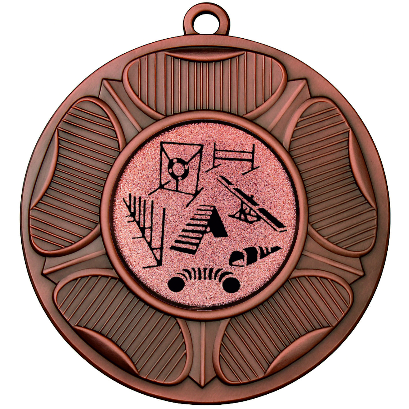 Bronze Tudor Rose Dog Agility Medal-FREE Ribbon - BIE.M9458.03