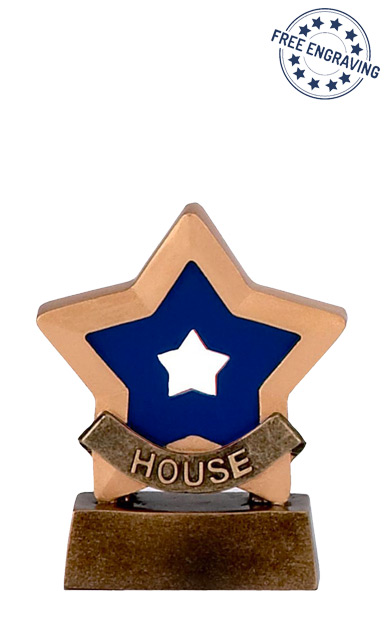 Mini Star - Blue House Trophy - A951B