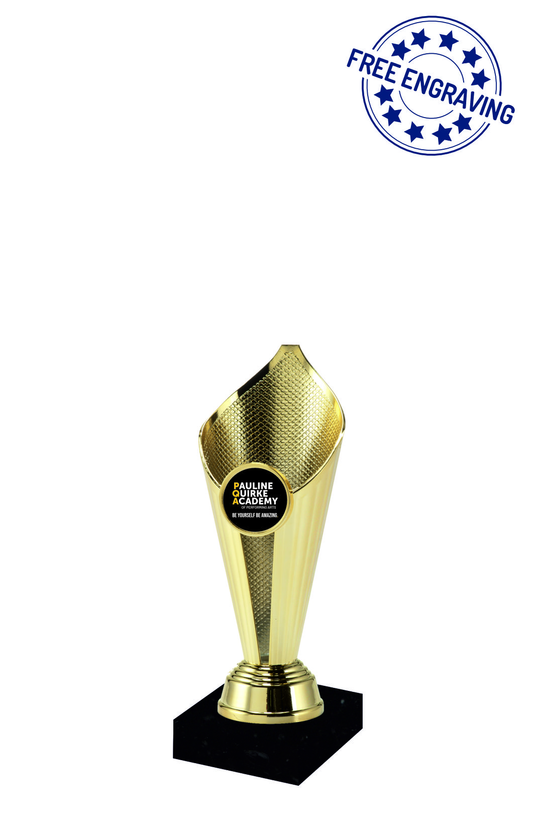 PQA Gold Swirl Award  (17cm)