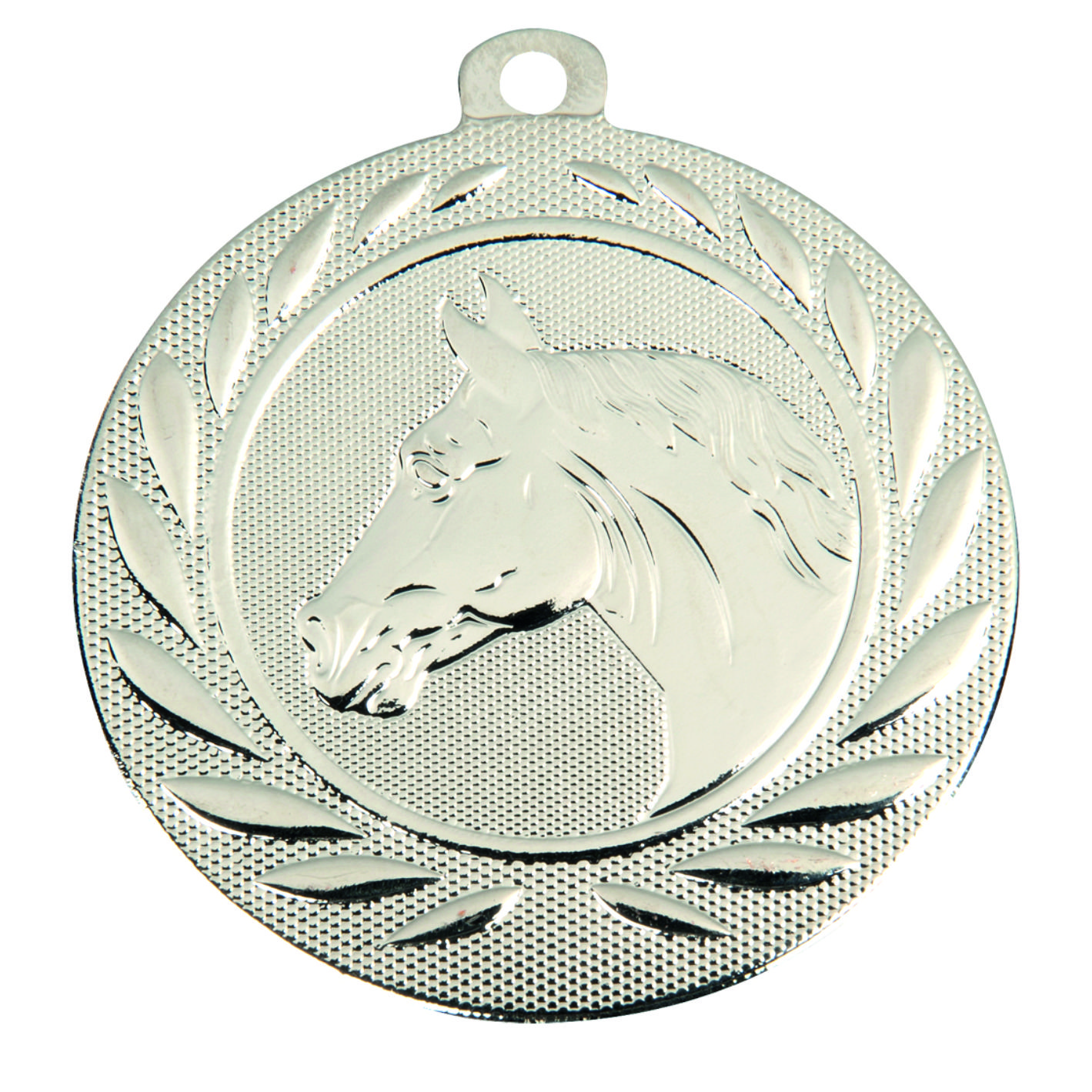 Silver Horses Head 50mm Medal DI5000.U.02