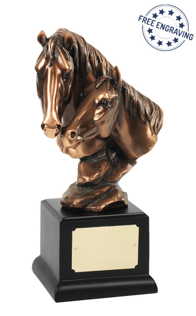 Bronze Plated Mother & Foal Award - RW07