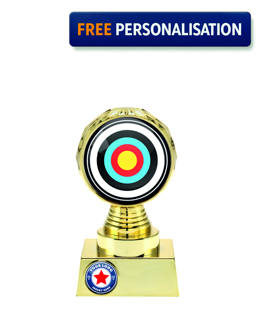 15cm GOLD SHINE ARCHERY AWARD - P514.01 + N32.01