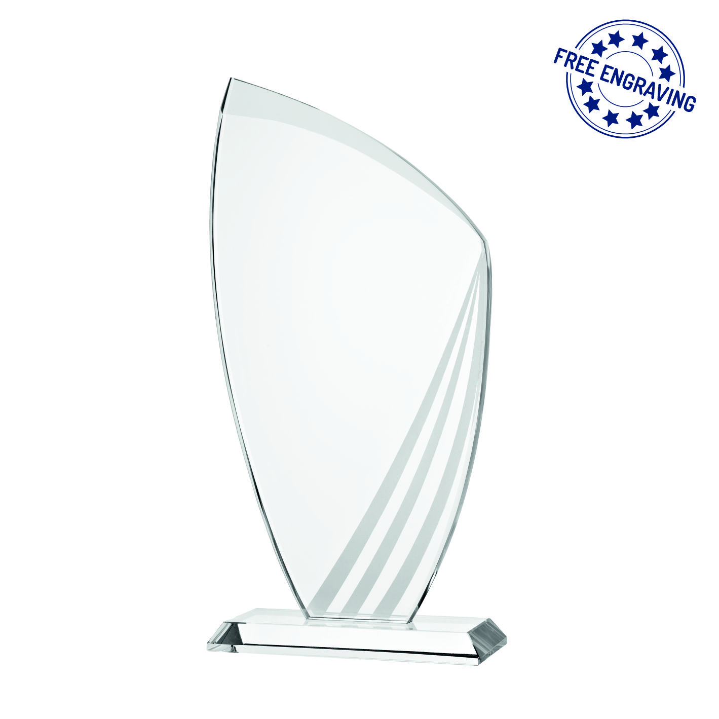 Tapered Luxury Glass Award - Presentation Box - W38