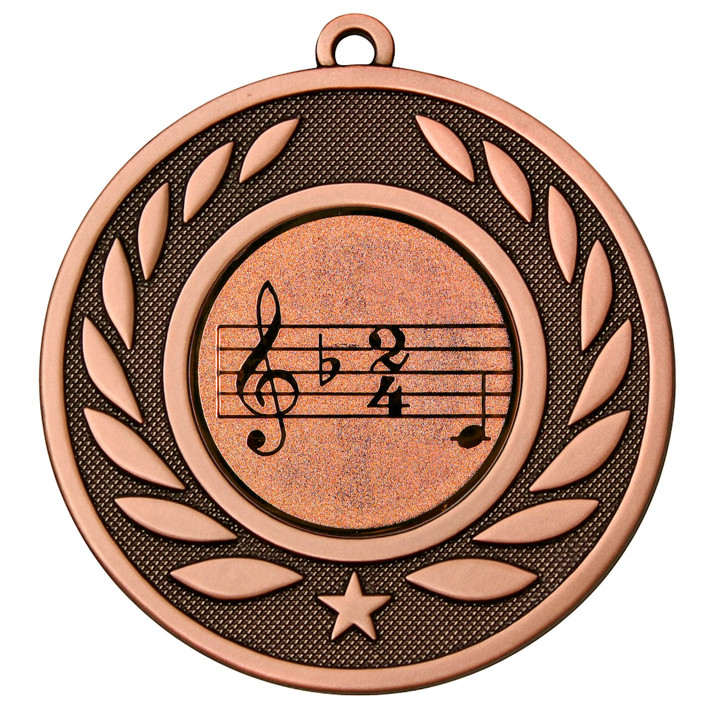 Bronze Laurel Music Medal - FREE Ribbon - BIE.M9459.03