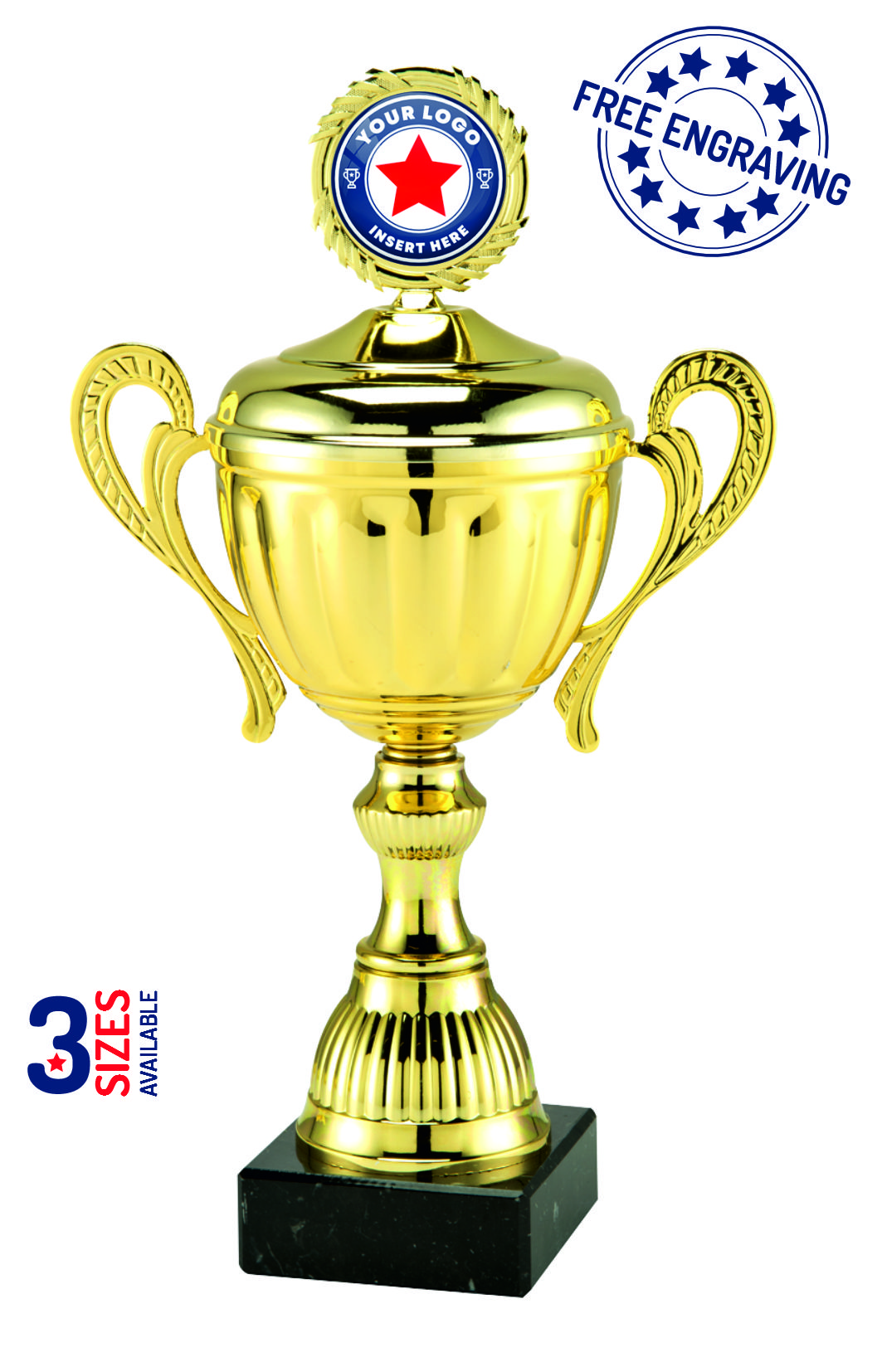 Gold Presentation Cup with Lid - MT.142.01