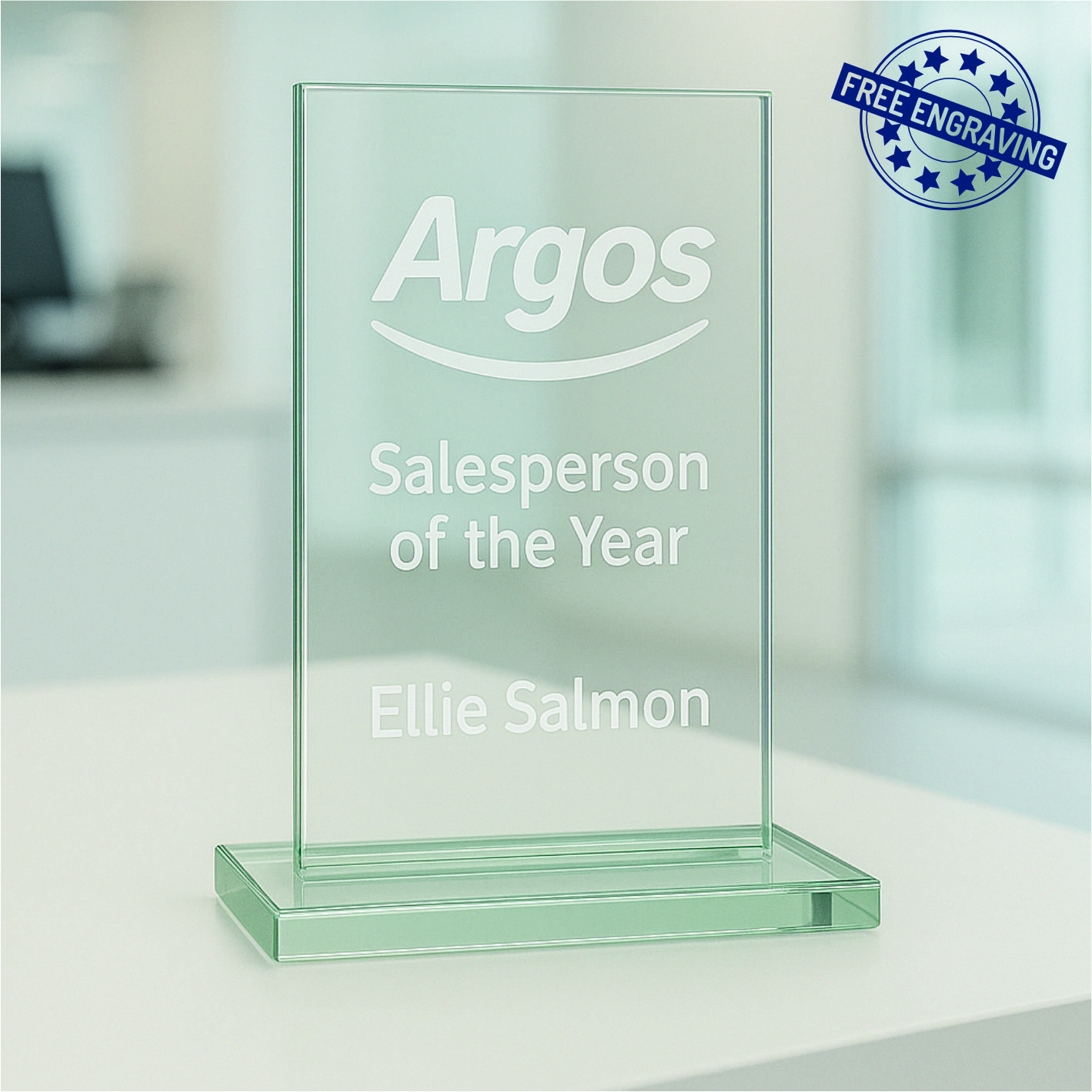 Rectangle Glass Award - W50/W51