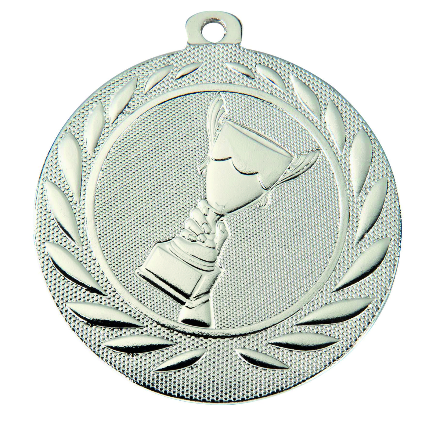 Silver Trophy 50mm Medal DI5000.A.02