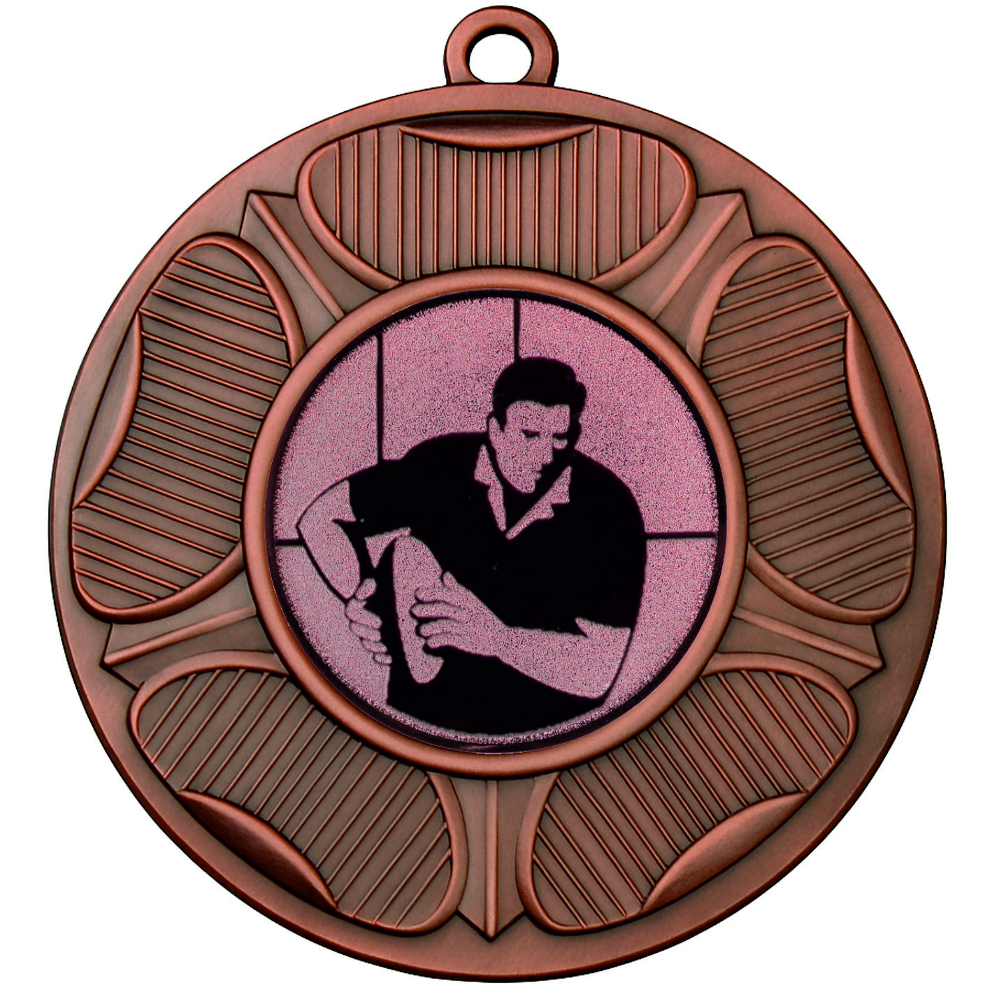 Bronze Tudor Rose Male Rugby Medal-FREE Ribbon-BIE.M9458.03