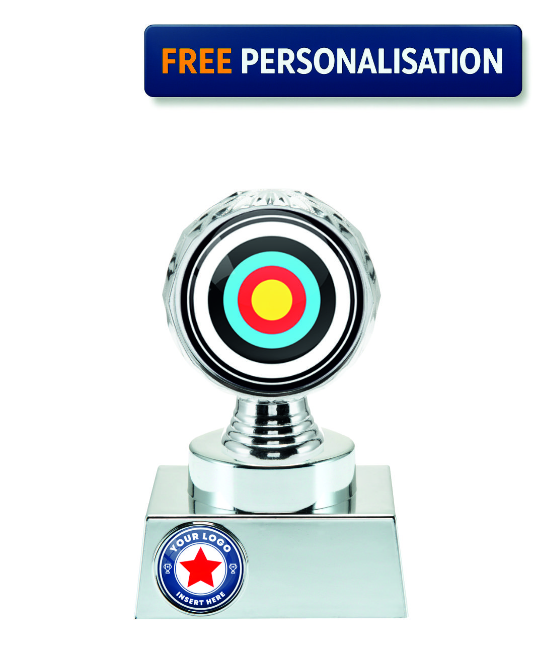 16.5cm SILVER SHINE ARCHERY AWARD P514.02 + N33.02