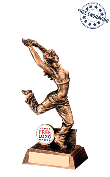 Street Dance Female Resin Figure Trophy - RF457