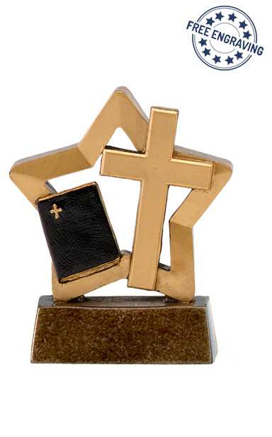 Mini Star - Christianity Trophy - A1625