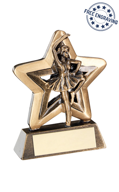 Ballet Mini Star Resin Trophy - RF473
