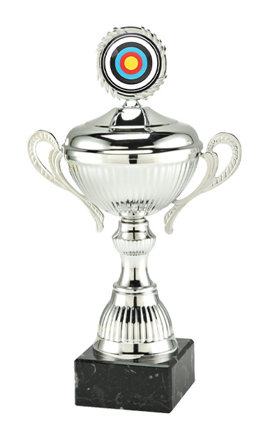 40cm SILVER VICTORY CUP CRICKET AWARD - MT.141.02.J