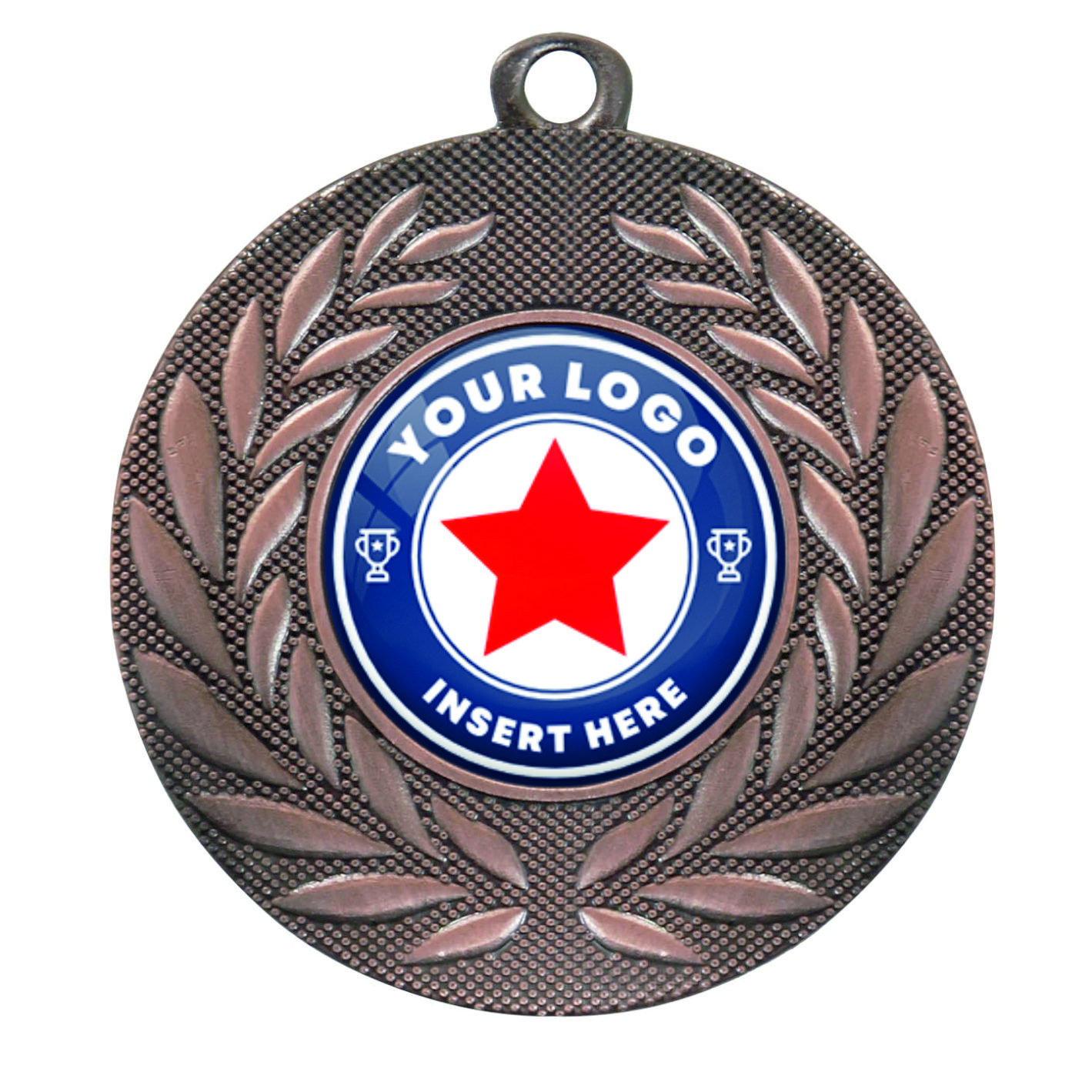 Bronze Wreath 50mm Medal D111.03