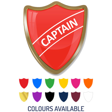 CAPTAIN SHIELD BADGE