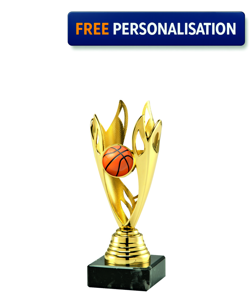 GOLD FLAME BASKETBALL AWARD - SET.351.01.A