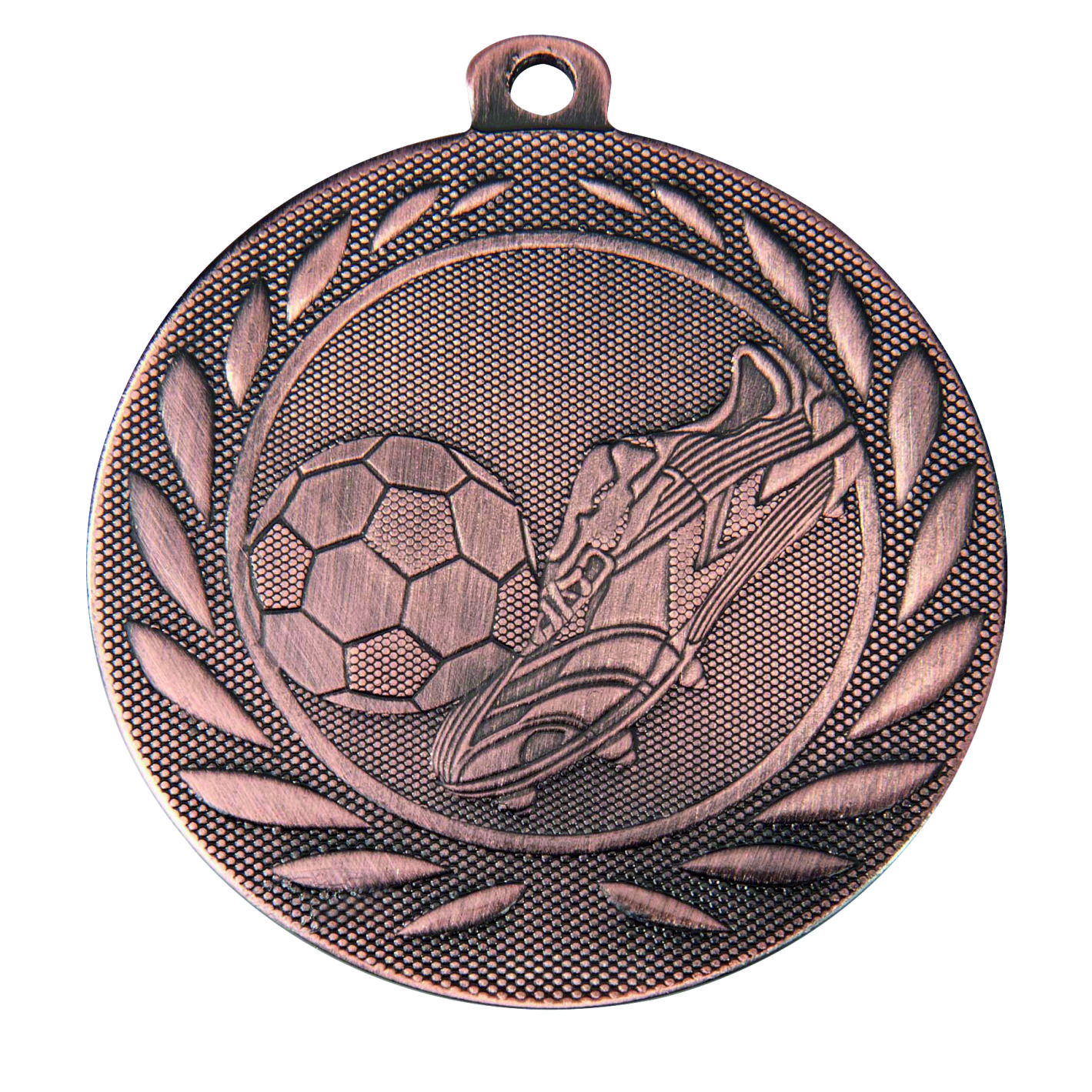 Bronze Boot & Ball Football Medal - FREE Ribbon - DI5000.B.03