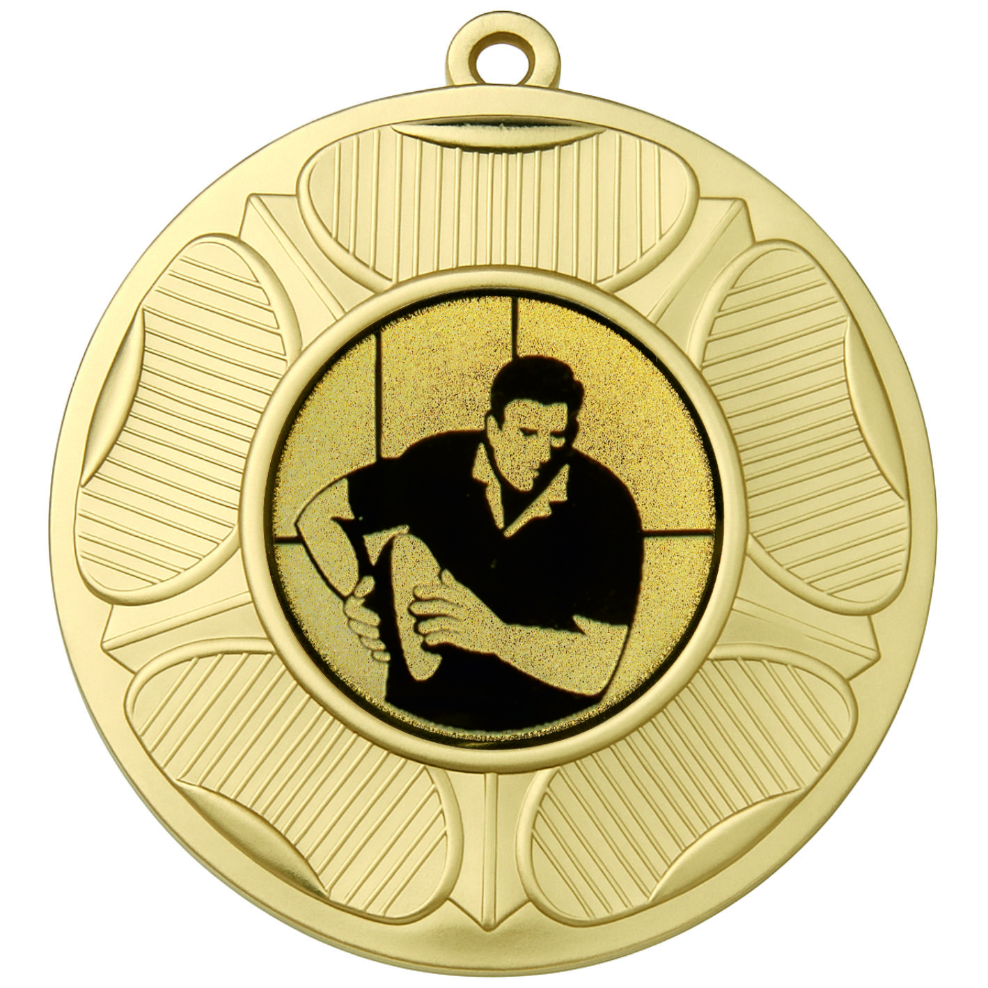 Gold Tudor Rose Male Rugby Medal-FREE Ribbon-BIE.M9458.01