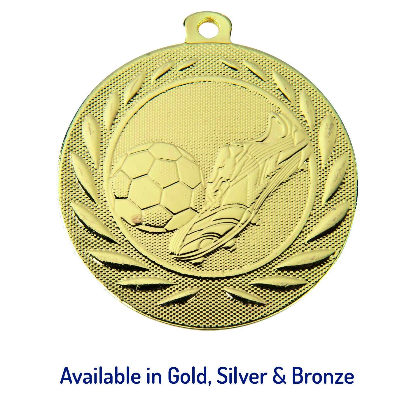 50mm Boot & Ball Football Medal - DI5000.B