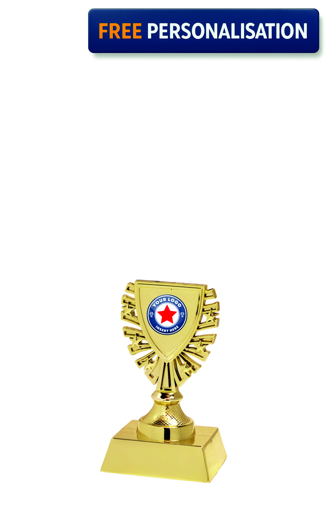 Gold Mini Shield Award - X620.01