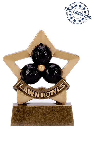 Mini Star - Lawn Bowls Trophy - A1117