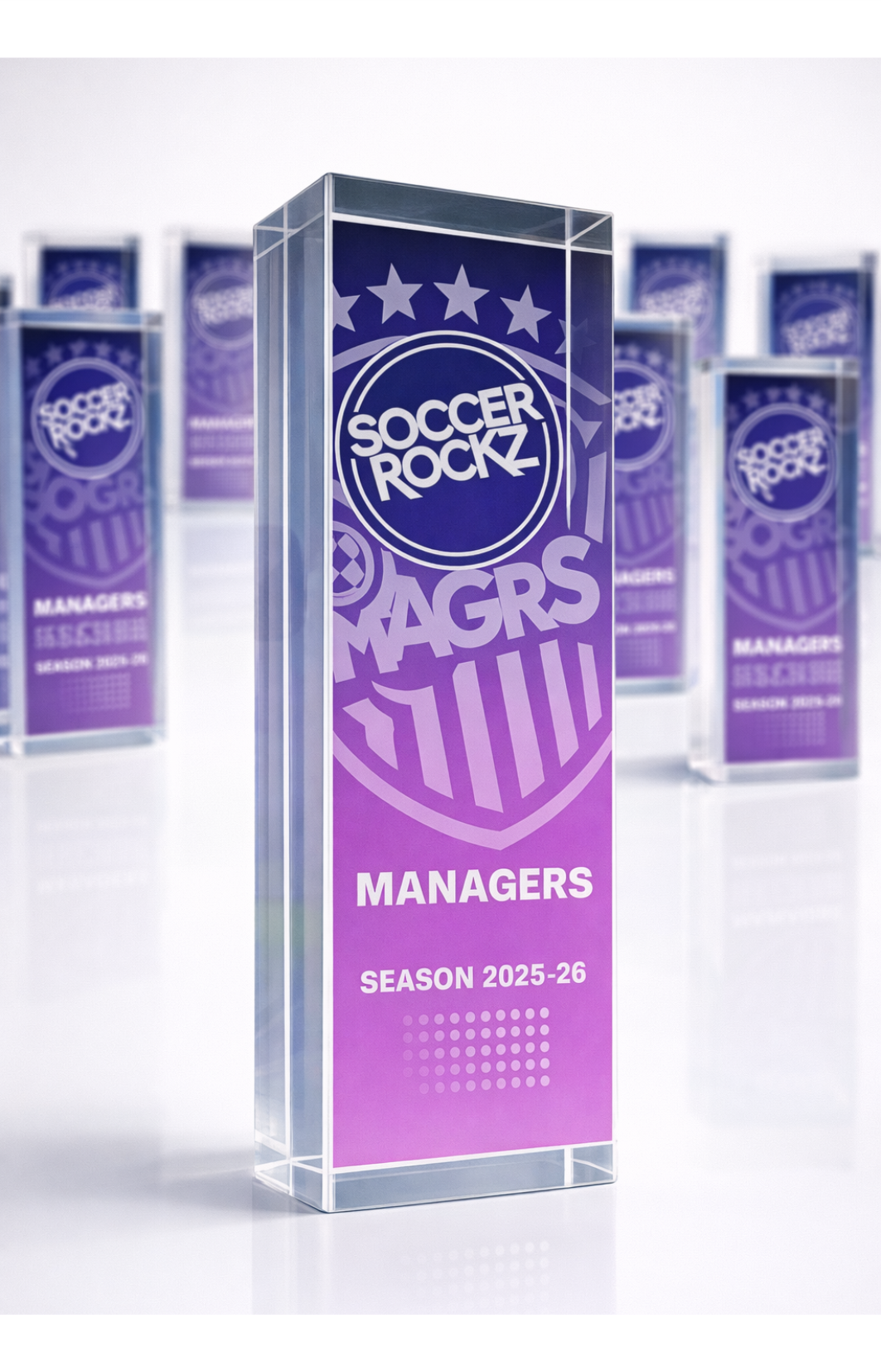 20cm Full Colour Acrylic Block Award - 0AC182