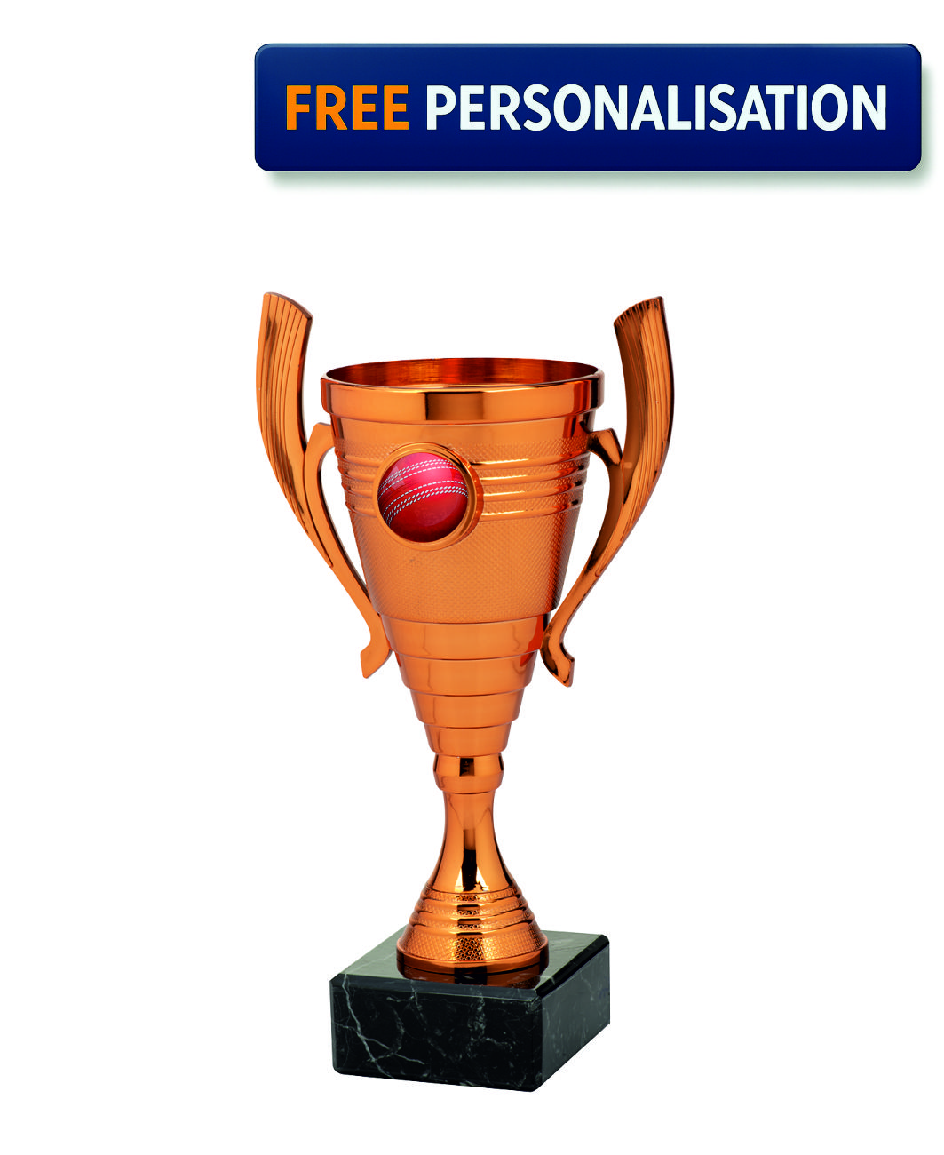 BRONZE MINI CUP CRICKET AWARD - SET.356.03.A