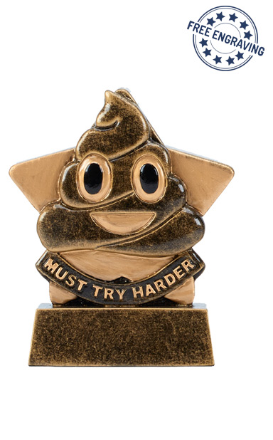  Poo Award - Must try harder - A1900