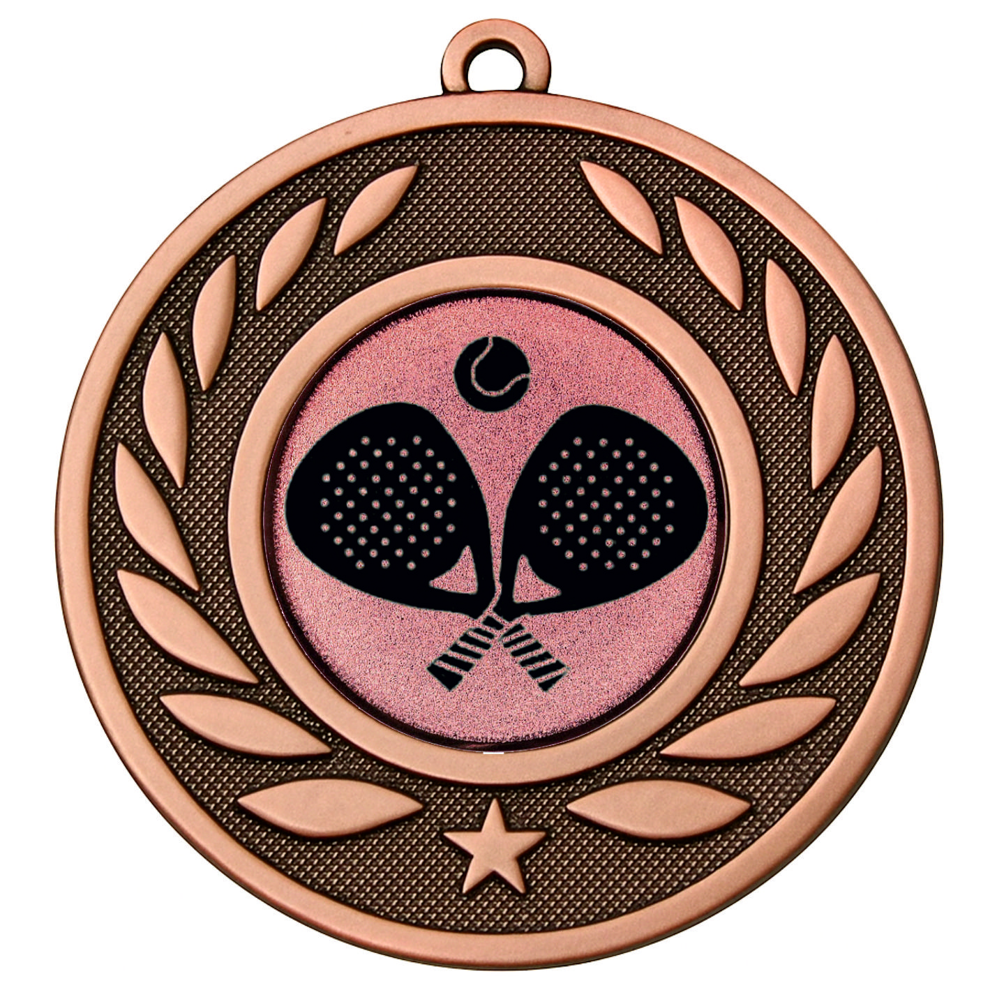 Bronze Laurel Padel Medal - FREE Ribbon - BIE.M9459.03