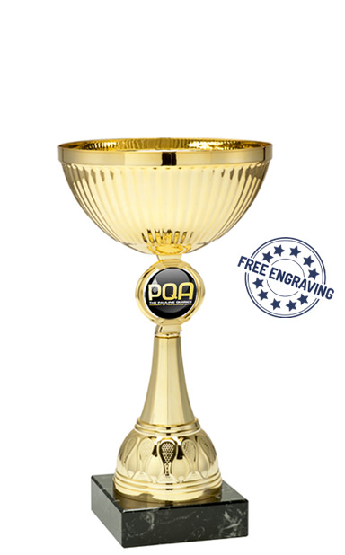  PQA Gold Presentation Cup with Metal Bowl (18cm) - ET350.61B
