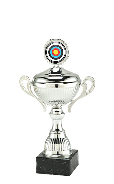  30.5cm SILVER VICTORY CUP BADMINTON AWARD - MT.141.02.D