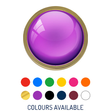 COLOURED ROUND BADGE- 22mm