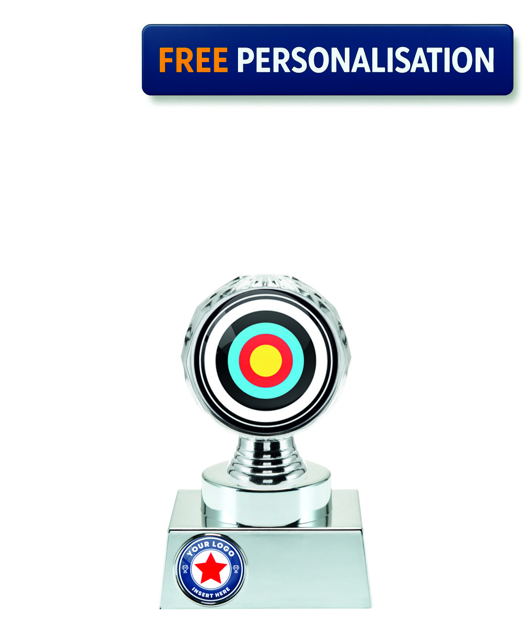 13.5cm SILVER SHINE ARCHERY AWARD P514.02 + N31.02
