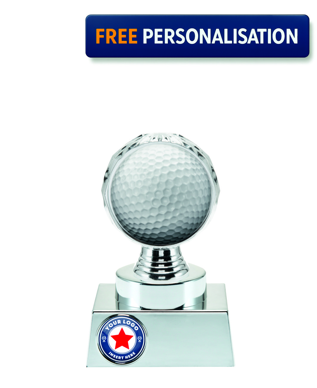 15cm SILVER SHINE GOLF AWARD P514.02 + N32.02