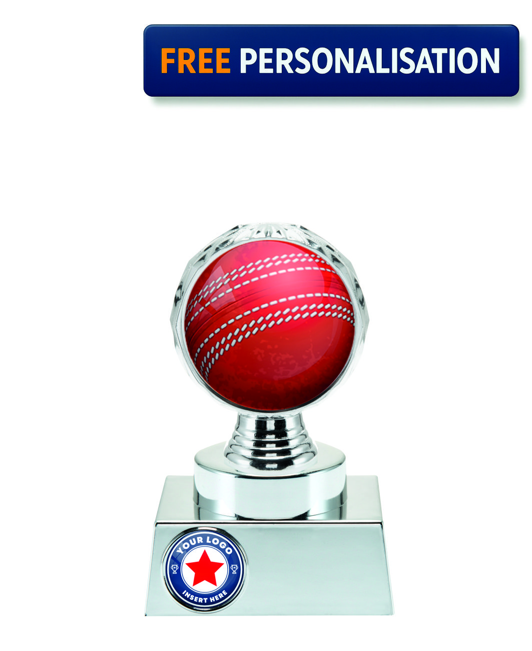 15cm SILVER SHINE CRICKET AWARD P514.02 + N32.02