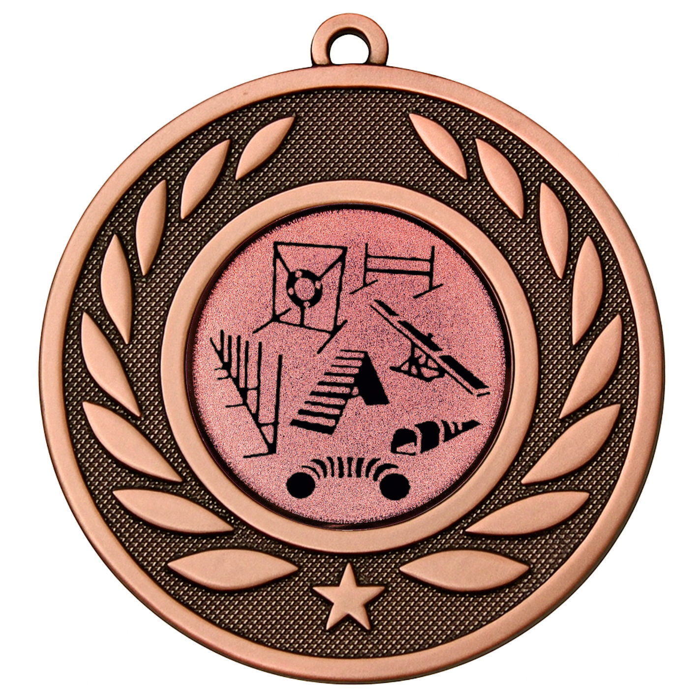 Bronze Laurel Dog Agility Medal - FREE Ribbon - BIE.M9459.03