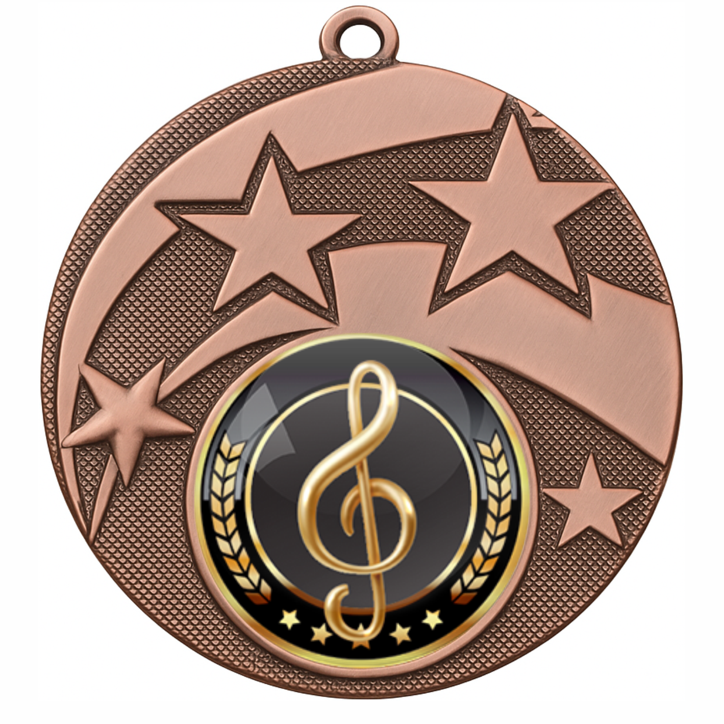 Bronze Star Colour Music Medal-FREE Ribbon-BIE.M9457.03