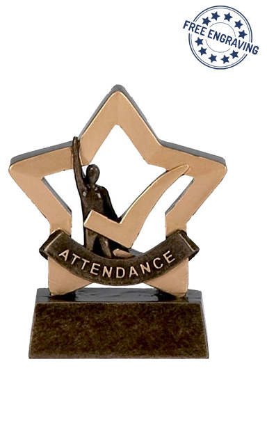Mini Star - Attendance Trophy - A974 
