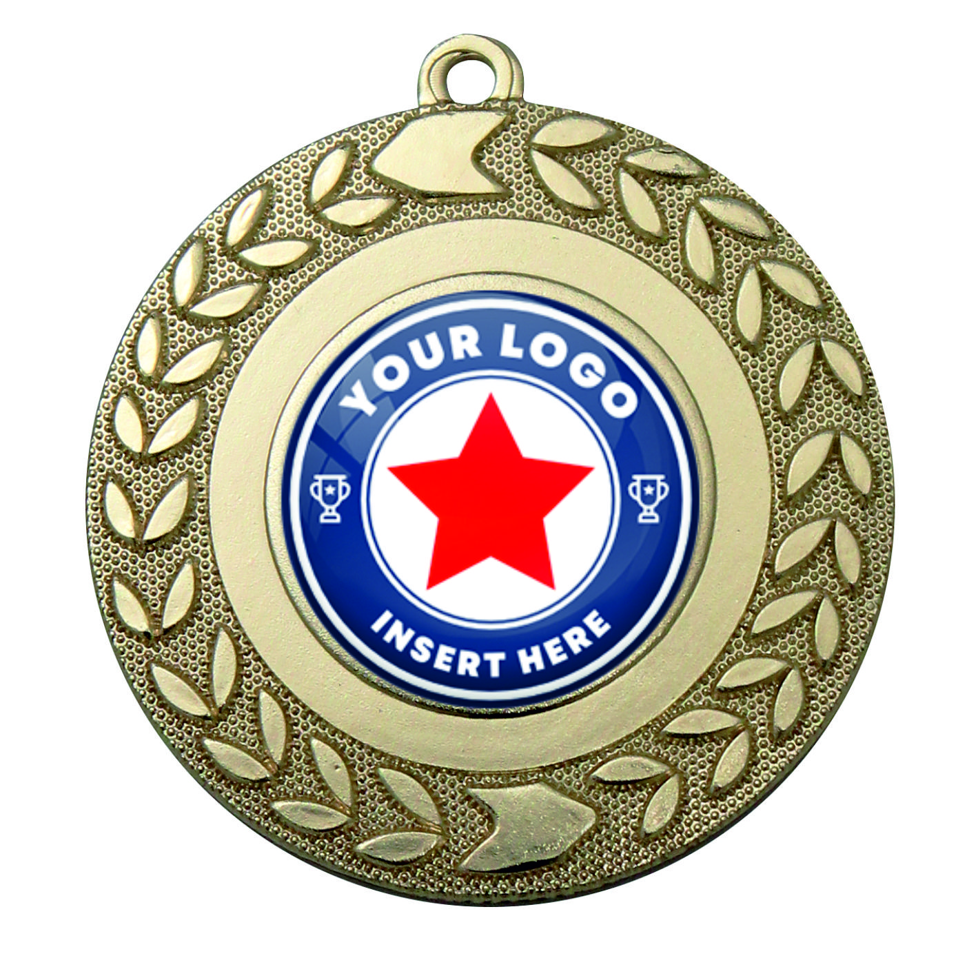 PERSONALISED M9460 GOLD 50mm Medal