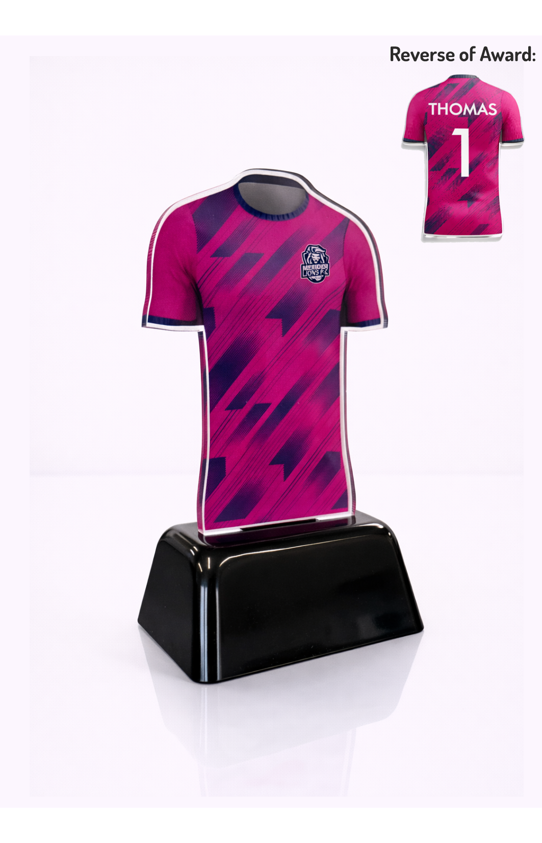 12.7cm Personalised Front & Back Kit Award - 0AC107 + 0AC110