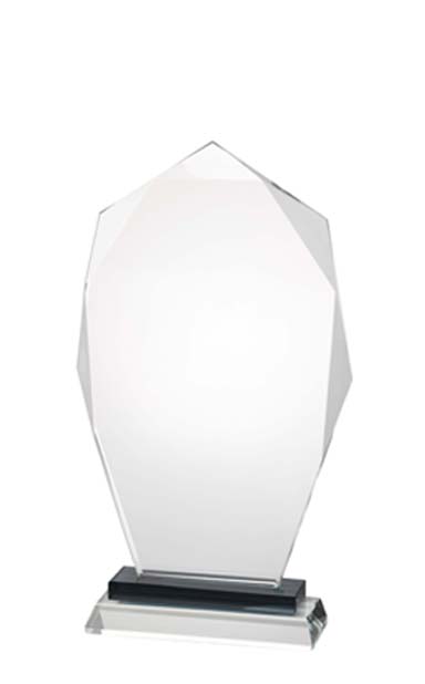 Luxury Glass Plaque Award - Presentation Box - W693