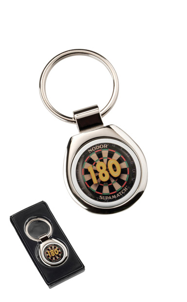 Leather Keyring with a Darts Insert in a presentation box - JR3-K6328