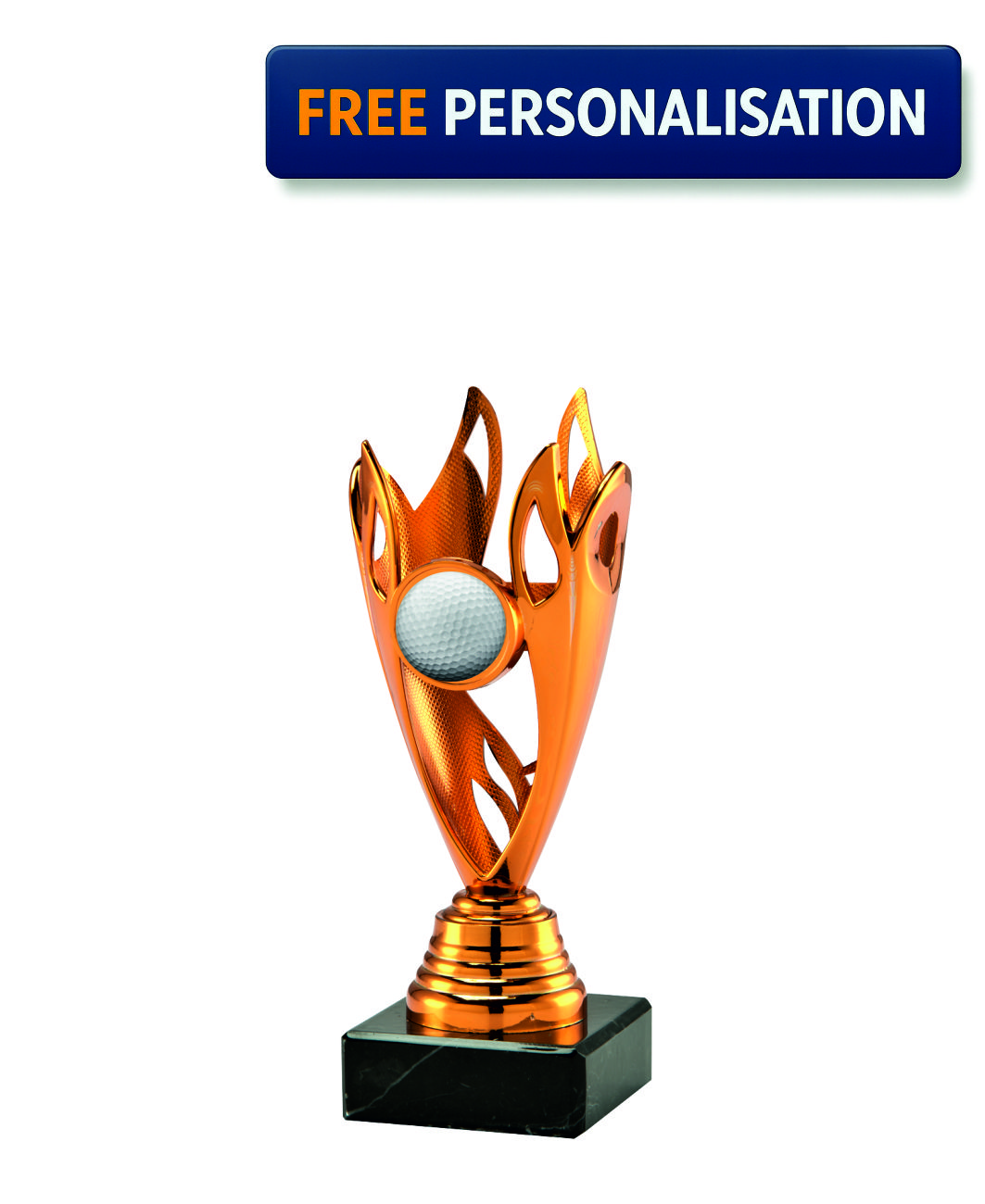 BRONZE FLAME GOLF AWARD - SET.351.03.A