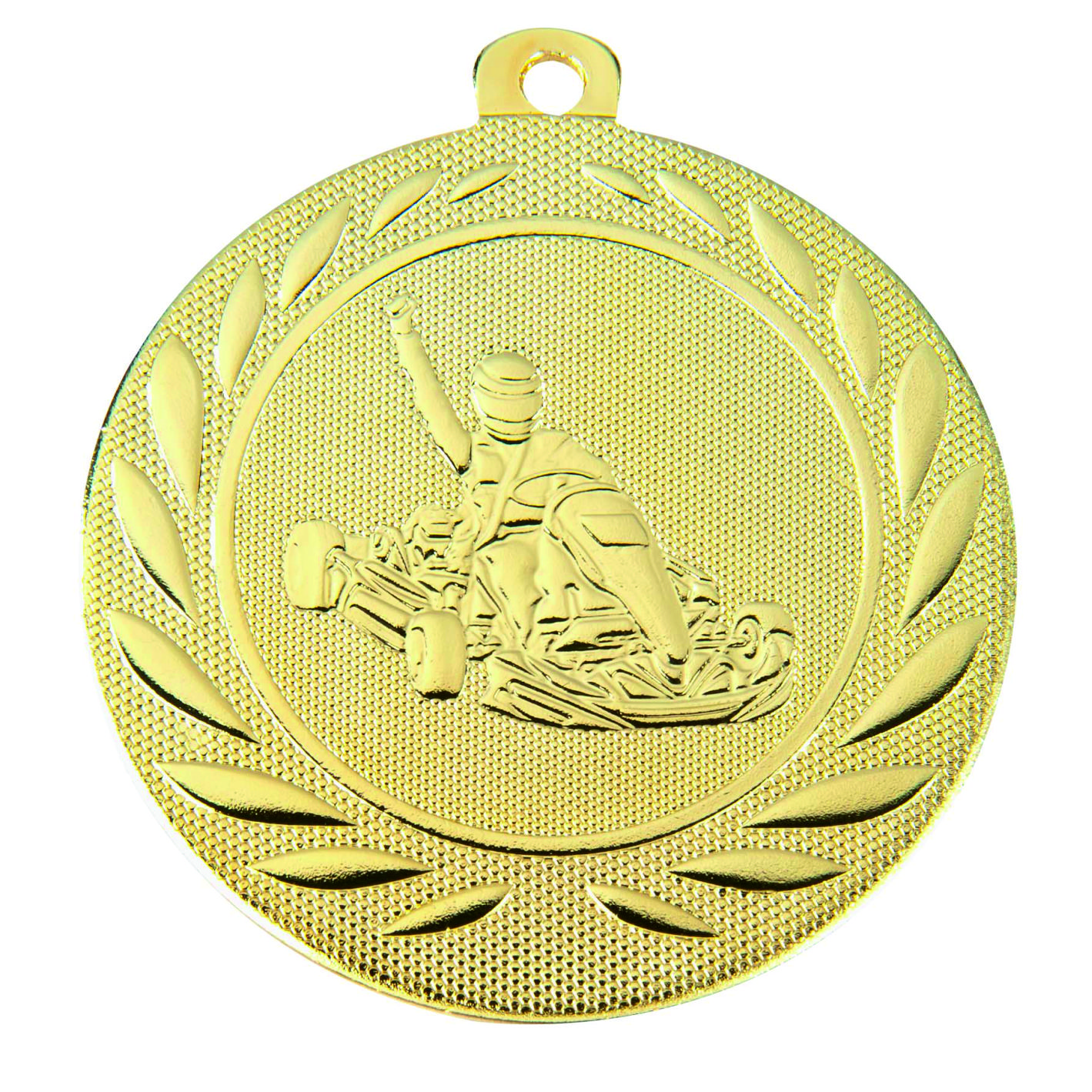 Gold Karting 50mm Medal DI5000.J.01