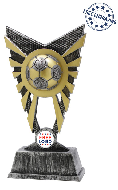 BEST VALUE - HEAVYWEIGHT Silver Football Sculpture Award - X845.22